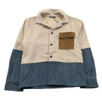 NEVER TOO camicia manica lunga bicolore Beige per Bambino NT2218B BEIGE NEVER TOO 