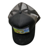 Move Solid Color Hat Pattern Cap With Black Print For Kids