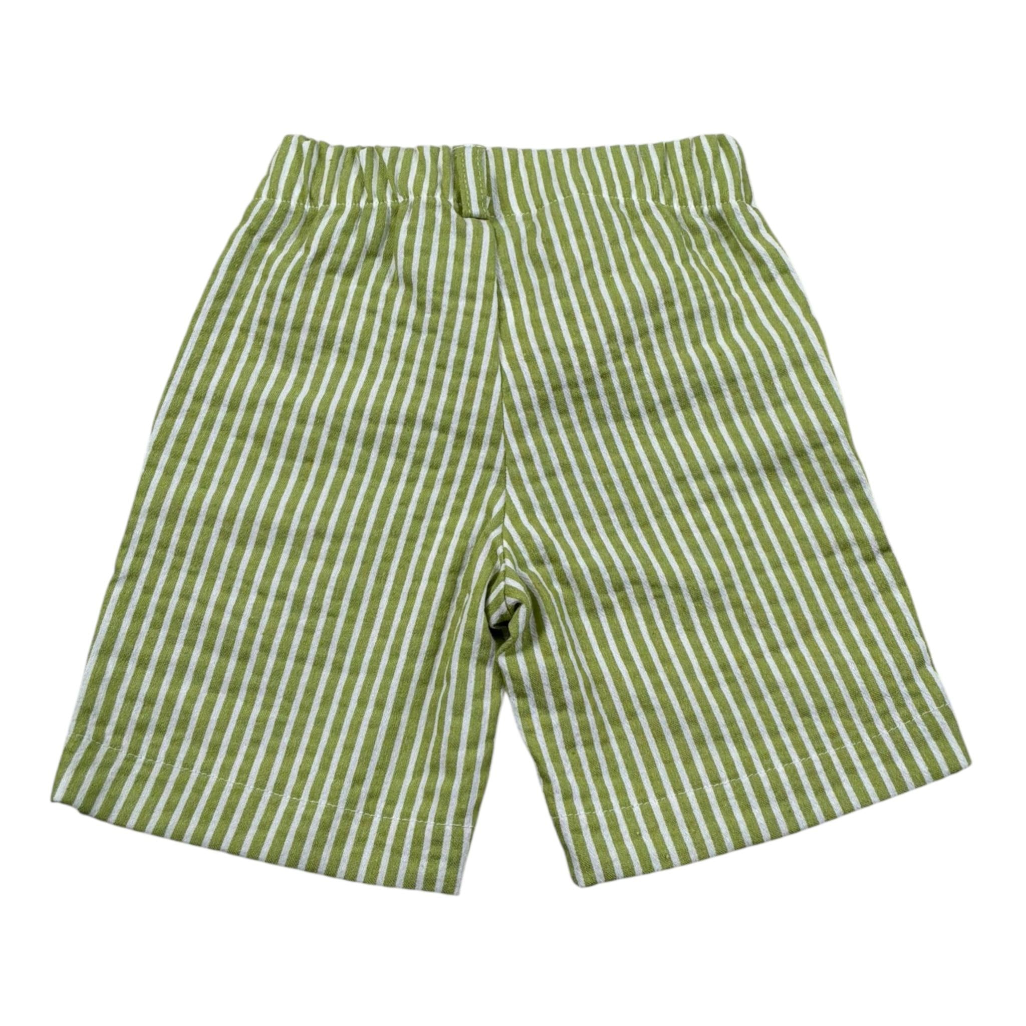 J.O. Milano Bermuda tinta unita Fantasia A Righe Verde per Neonato 571M1 VERDE J.O. MILANO 