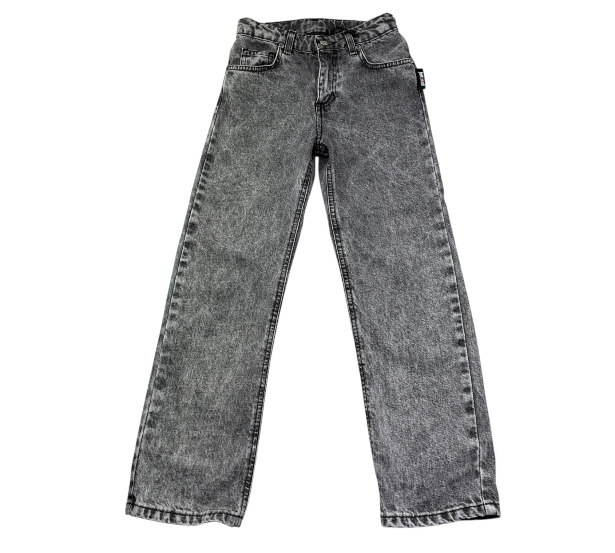 Just Cavalli Jeans Tinta Unita con Girovita Reglabile per Bambino JBP26172JE NERO JUST CAVALLI 