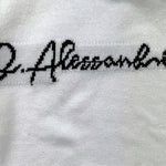 DANIELE ALESSANDRINI maglia girocollo tinta unita con stampa Bianco per Neonato 1231W00049N BIANCO DANIELE ALESSANDRINI 