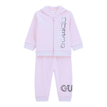 GUESS completo 2 pezzi felpa-pantalone tinta unita Rosa per Bambina A4YG00KA6R4X ROSA GUESS 