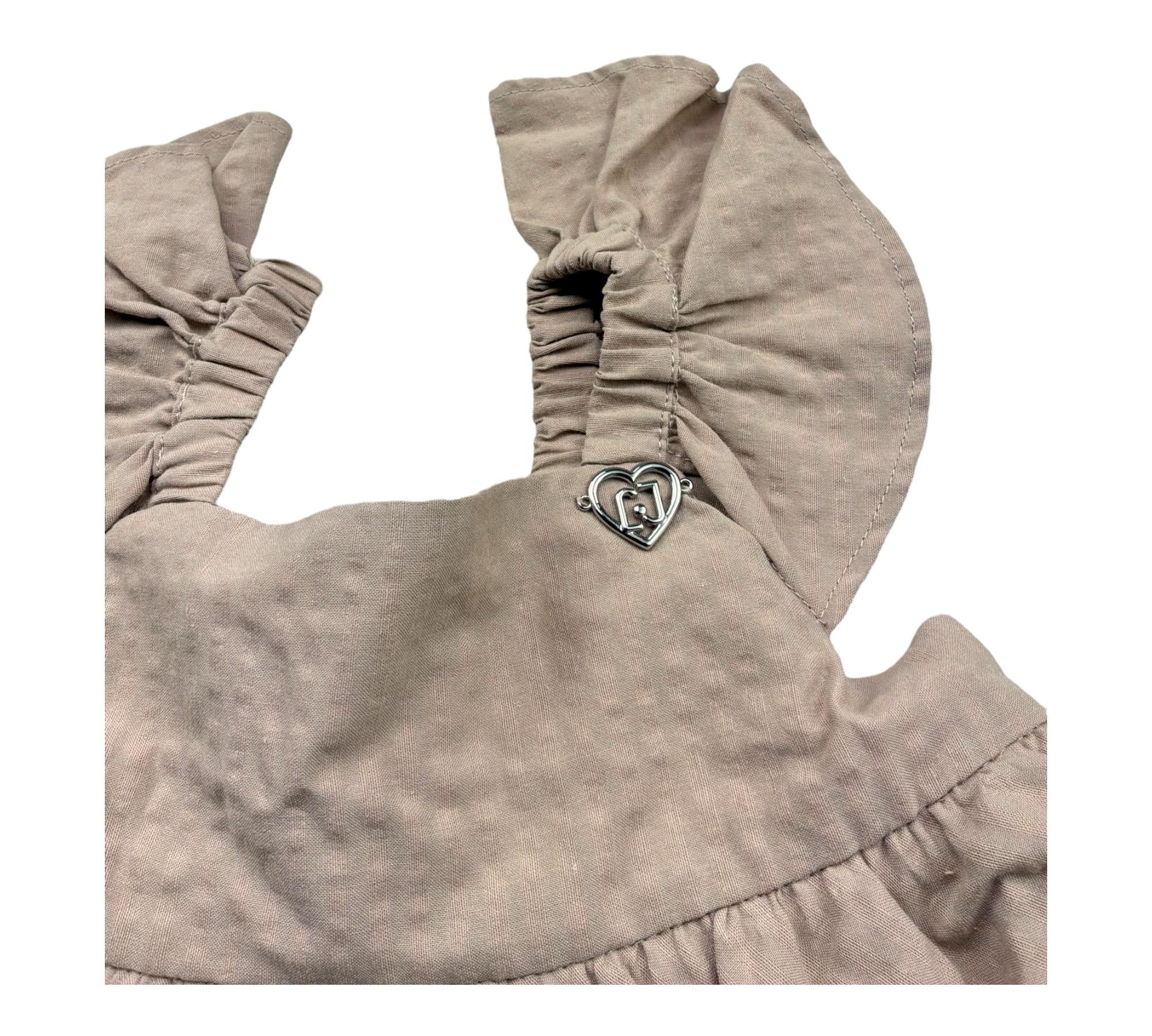 Liu Jo Top Giromanica Tinta Unita per Neonata KA5140N BEIGE LIU JO 