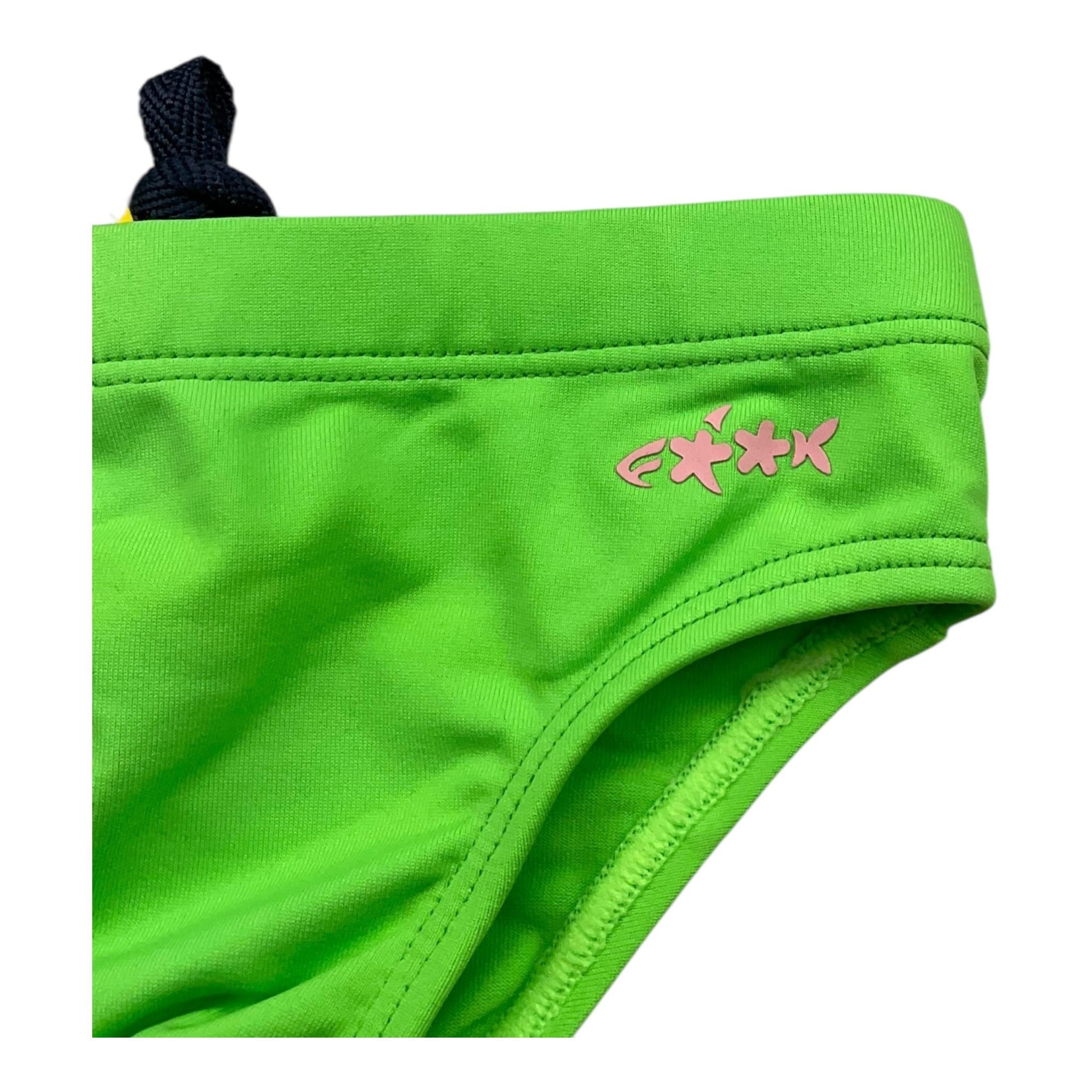 F**K Costume Mutandina Tinta Unita per Neonato FJ25N01SU20FG VERDE FLUO F**K 