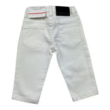 Cesare Paciotti Jeans Tinta Unita con Girovita Regolabile per Neonato PTP5159B BIANCO CESARE PACIOTTI 