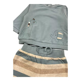 MAYORAL completo 2 pezzi felpa-pantalone bicolore Azzurro per Neonato 26233 AZZURRO MAYORAL 
