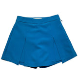 Vicolo Short Solid Color With Adjustable Waist Cobalt For Girls