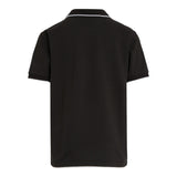 Calvin Klein Polo Half Sleeve Solid Color With Black Logo Print for Boys