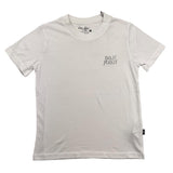Dan John Solid Color Crew Neck T-Shirt With White Logo Print For Boys