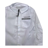 Daniele Alessandrini Plain Shirt With White Print For Newborn