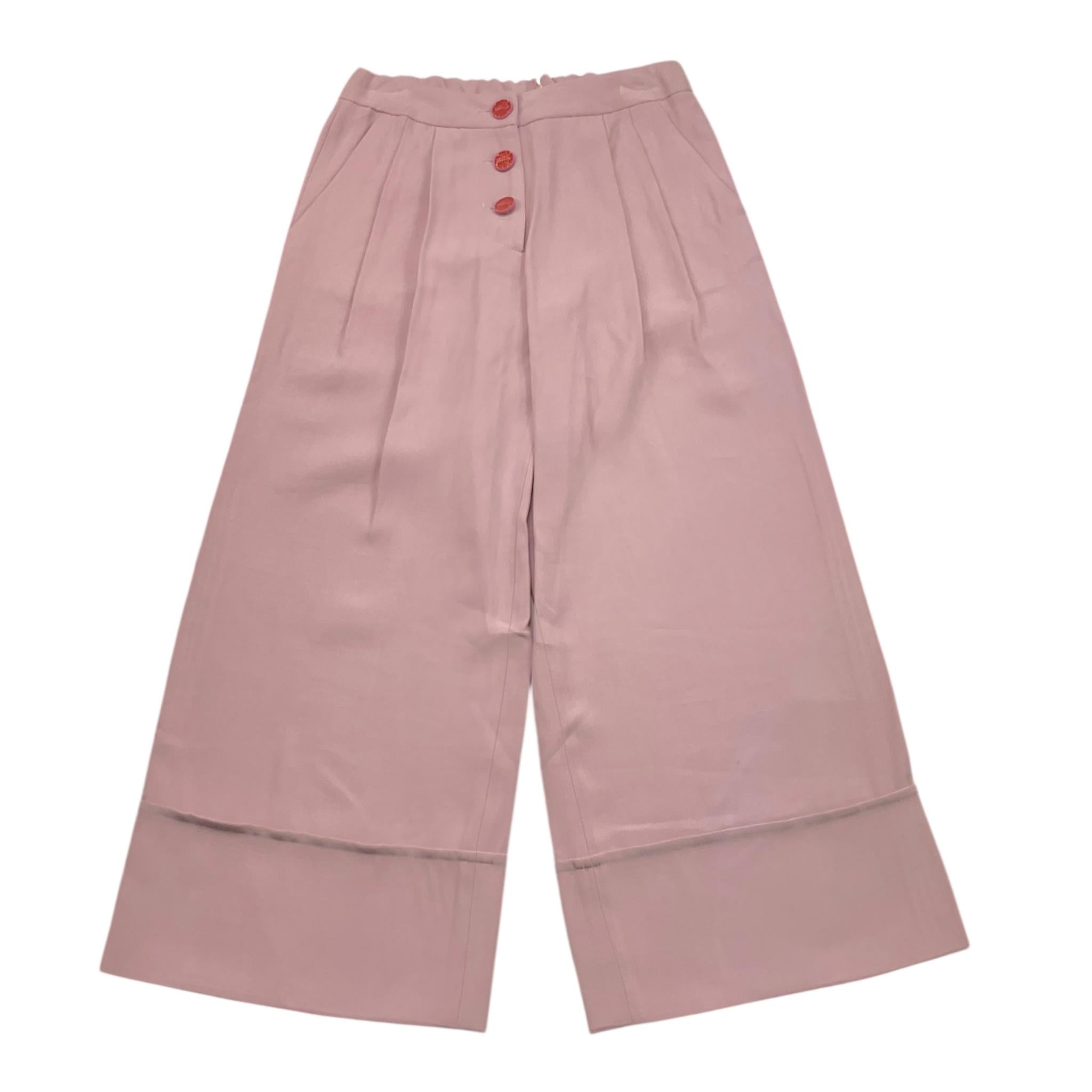 GENNY PRINCESS pantalone tinta unita con elastico in vita Rosa per Bambina YFPA006 ROSA GENNY PRINCESS 