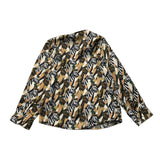 Daniele Alessandrini Multicolor Long Sleeve Shirt With Multicolor Pattern For Boys