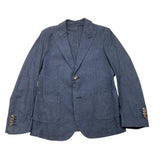 Dan John Blue Button Down Jacket For Boys