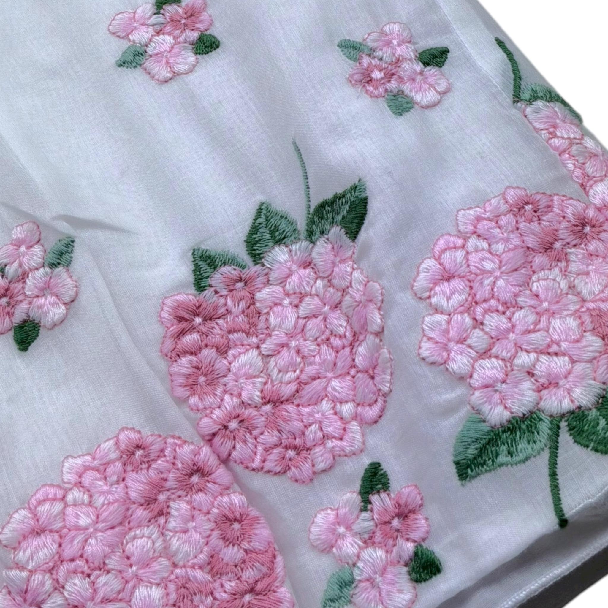 Monnalisa Abito Tinta Unita Giromanica con Brillantini per Bambina 317925 BIANCO MONNALISA 