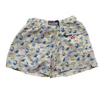 Saint Barth Costume Modello Boxer Tinta Unita con Stampa per Bambino 00592L BEIGE SAINT BARTH 