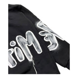 DISCLAIMER felpa con cappuccio tinta unita e stampa Nero per Bambino 24IDK58242 NERO DISCLAIMER 