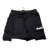 Diadora Bermuda In Tracksuit Solid Color With Black Print For Girls