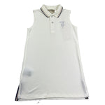 Trussardi Abito Giromanica Tinta Unita per Bambina TGP26063VE BIANCO TRUSSARDI 