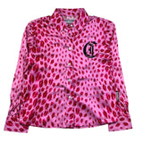 Just Cavalli Camicia Manica Lunga Tinta Unita con Stampe Baci per Bambina JGP26061CA ROSA JUST CAVALLI 