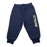 ICEBERG completo tuta 2pz bicolore felpa-pantalone Verde/blu per Neonato CFICE5300NBX VERDE/BLU ICEBERG 