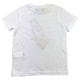 DSQUARED2 t-shirt girocollo tinta unita con stampa in contrasto Bianco per Bambino DQ2464 BIANCO DSQUARED2 