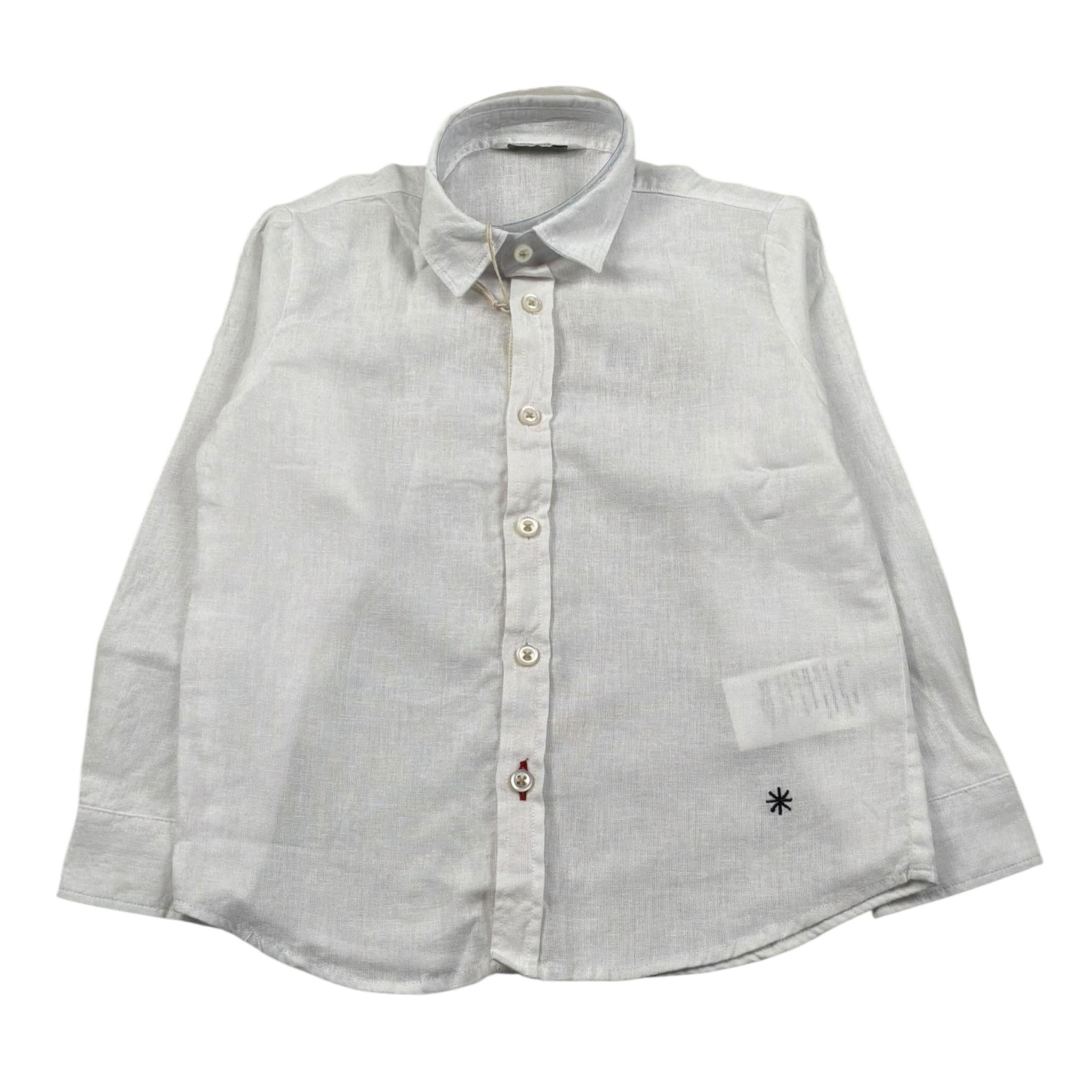 Manuel Ritz Camicia Manica Lunga tinta unita Bianco per Bambino MR3088J BIANCO MANUEL RITZ 