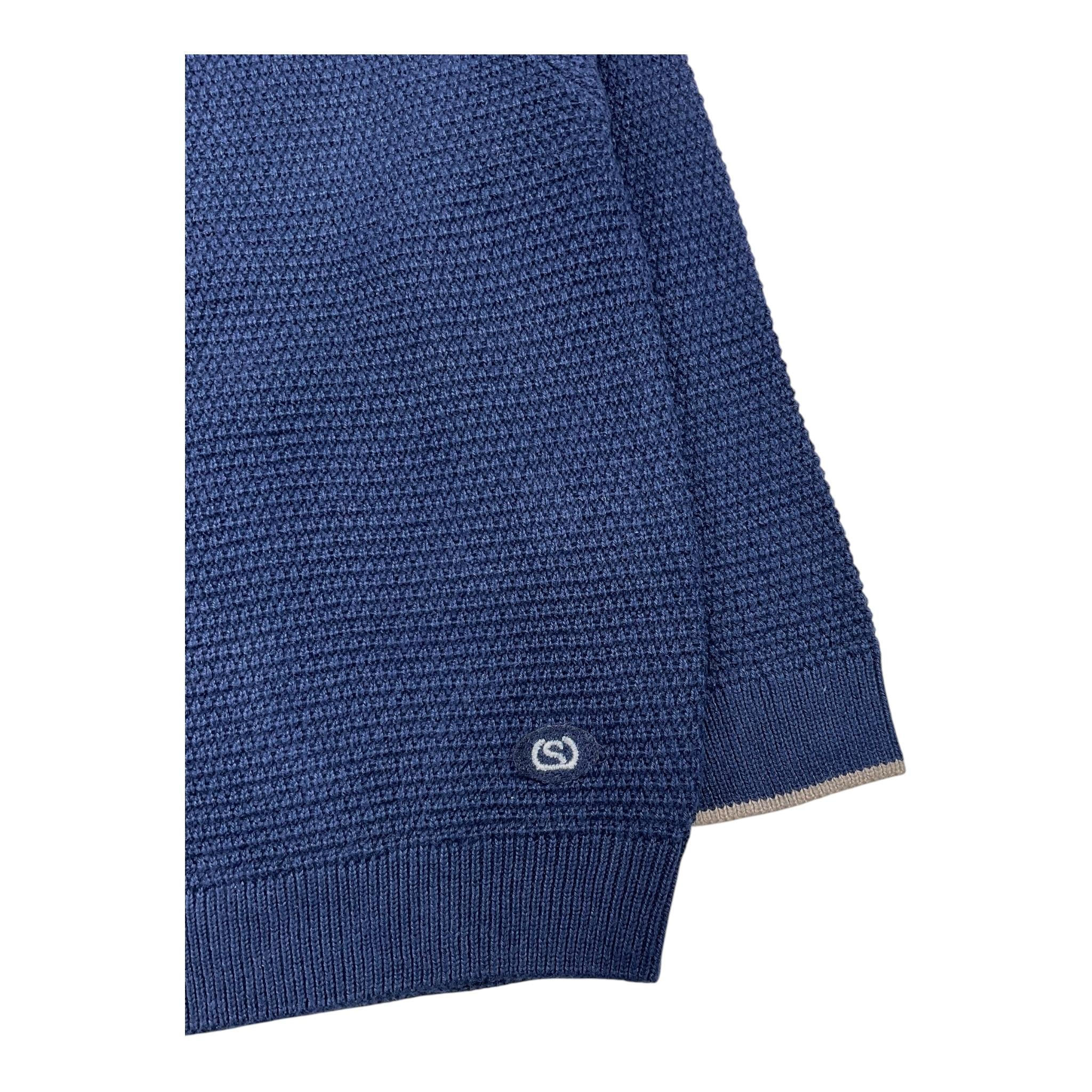 SARABANDA maglia girocollo tinta unita Blu per Bambino 0A022 BLU SARABANDA 