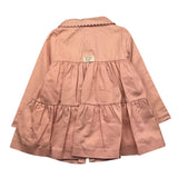 Valentina Bebes Long Sleeve Solid Color Pink Dress For Baby Girl