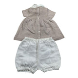 Baby Lord Completo 2 Pezzi T-Shirt-Culotte Beige per Neonata CMPB BEIGE BABY LORD 
