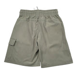 Calvin Klein Bermuda Tinta Unita con Elastico In Vita per Bambino IB0IB02512XX VERDE CALVIN KLEIN 