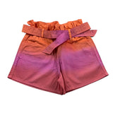 Philosophy Two-Tone Short With Orange Elastic Waist For Girls