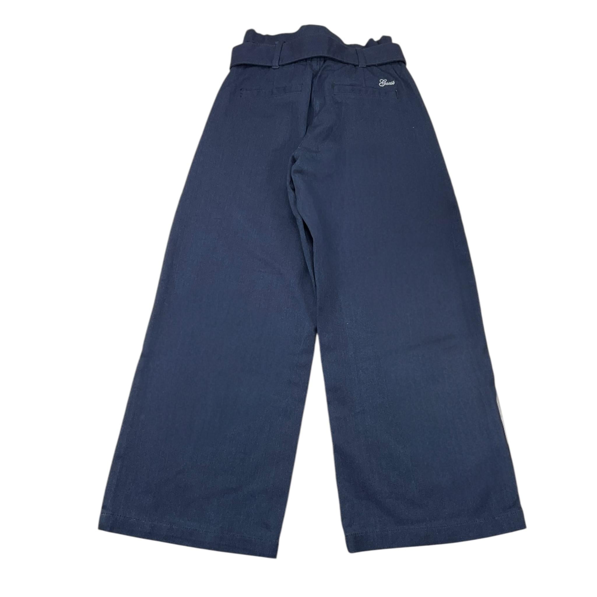 GUESS pantalone tinta unita modello a palazzo  Blu per Bambina FBRJUJR5 BLU GUESS 