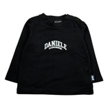 Daniele Alessandrini Shirt Girocollo Tinta Unita con Stampa Logo per Neonato 1291M1028 NERO DANIELE ALESSANDRINI 