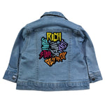John Richmond Giubbino In Denim Tinta Unita per Neonata RIP260209GB AZZURRO JOHN RICHMOND 