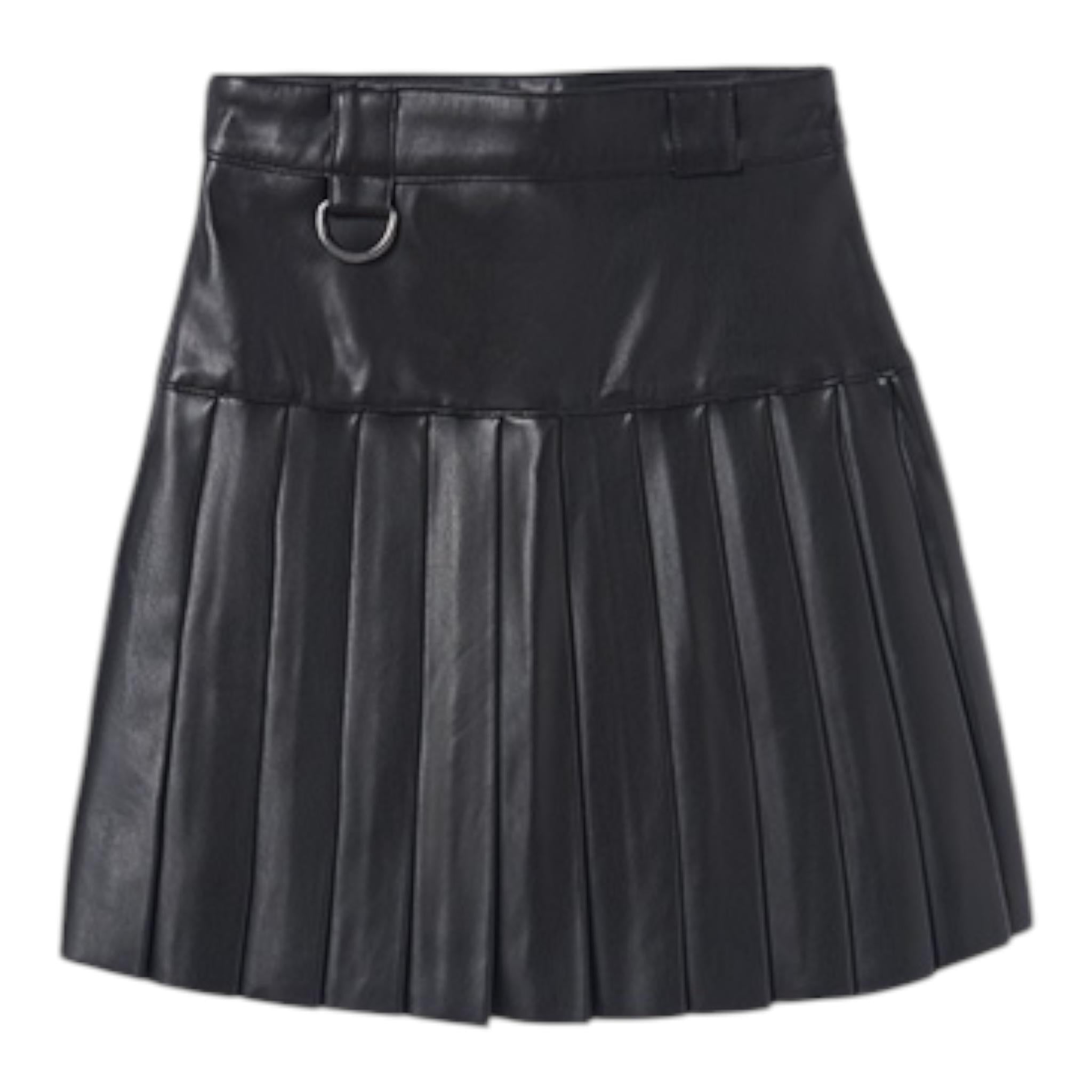 MAYORAL gonna tinta unita in ecopelle Nero per Bambina 7952 NERO MAYORAL 