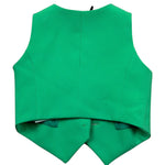 Petit Posh Gilet Tinta Unita per Neonata GFBS25028GLXN VERDE PETIT POSH 