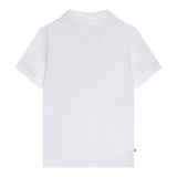 Tommy Hilfiger Polo Mezza Manica Tinta Unita con Logo per Neonato KN0KN02030 BIANCO TOMMY HILFIGER 