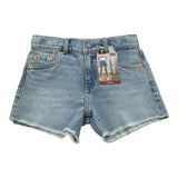 Levi'S Short Tinta Unita In Denim per Bambina 34EM220K AZZURRO LEVI'S 