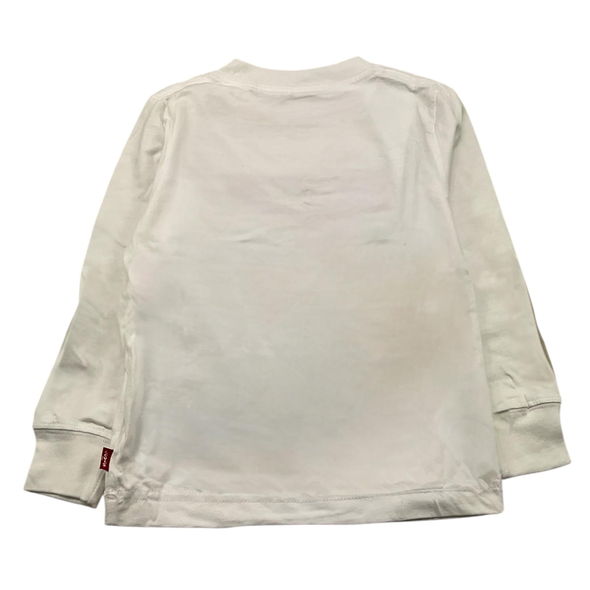 LEVI'S shirt girocollo tinta unita con logo Bianco per Neonato 6E8646NXX BIANCO LEVI'S 