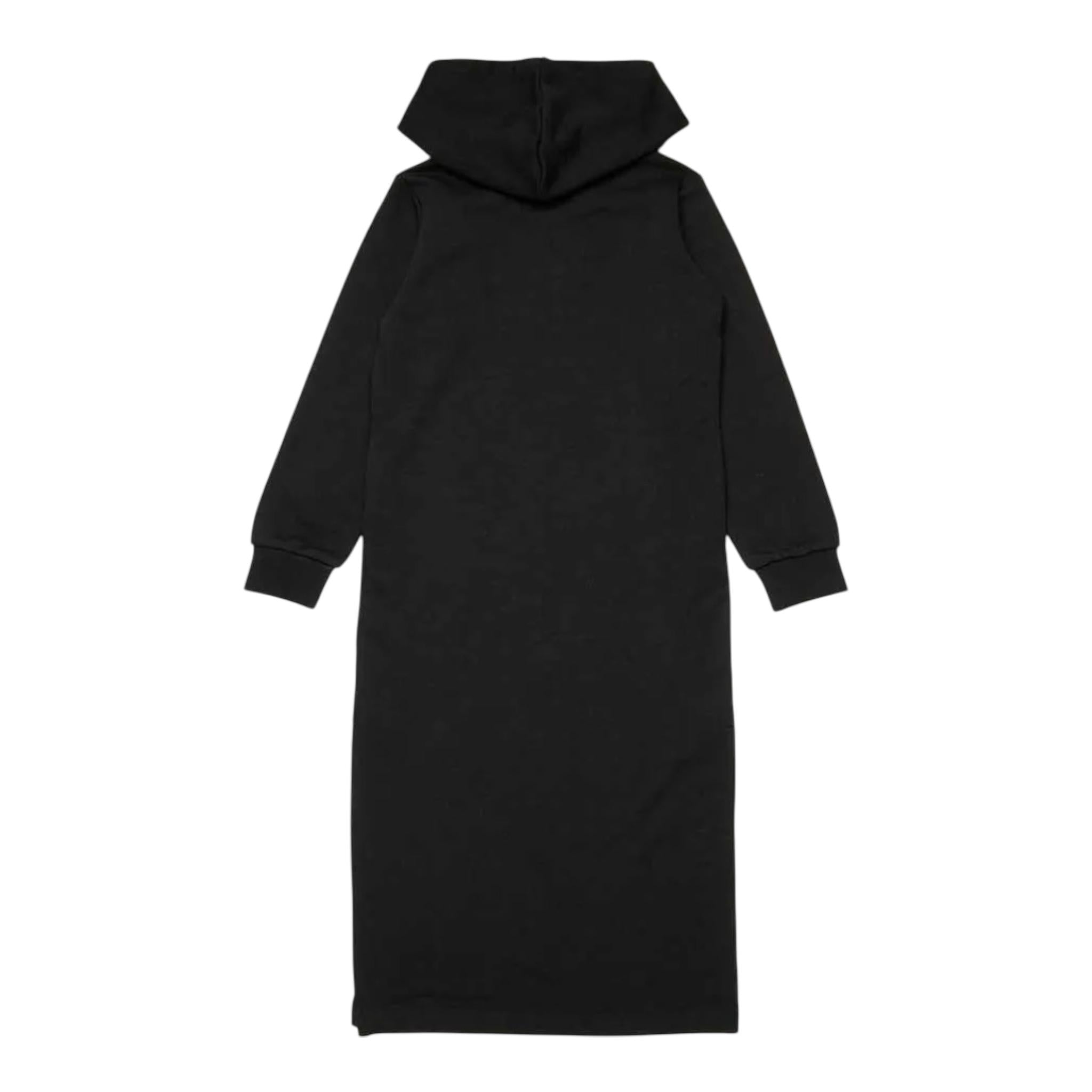 DIESEL abito in felpa tinta unita con cappuccio Nero per Bambina J02012 NERO DIESEL 