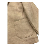Le Bebe' Beige Solid Color Jacket For Boys
