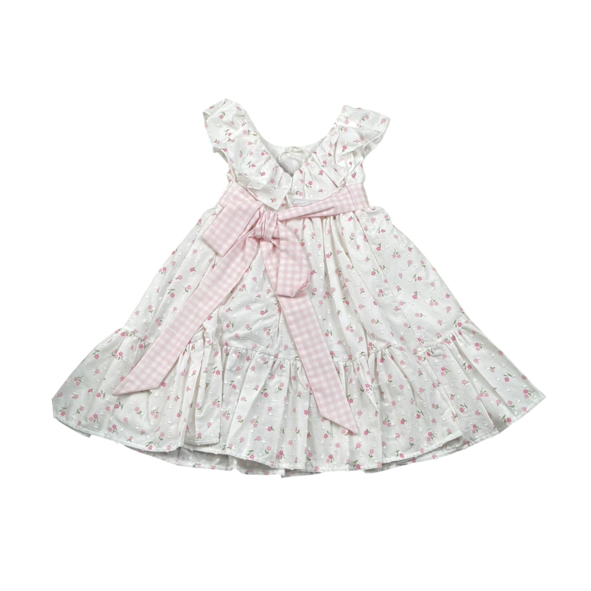 La Stupenderia Abito Giromanica Tinta Unita per Bambina TJAB78XJ BIANCO LA STUPENDERIA 