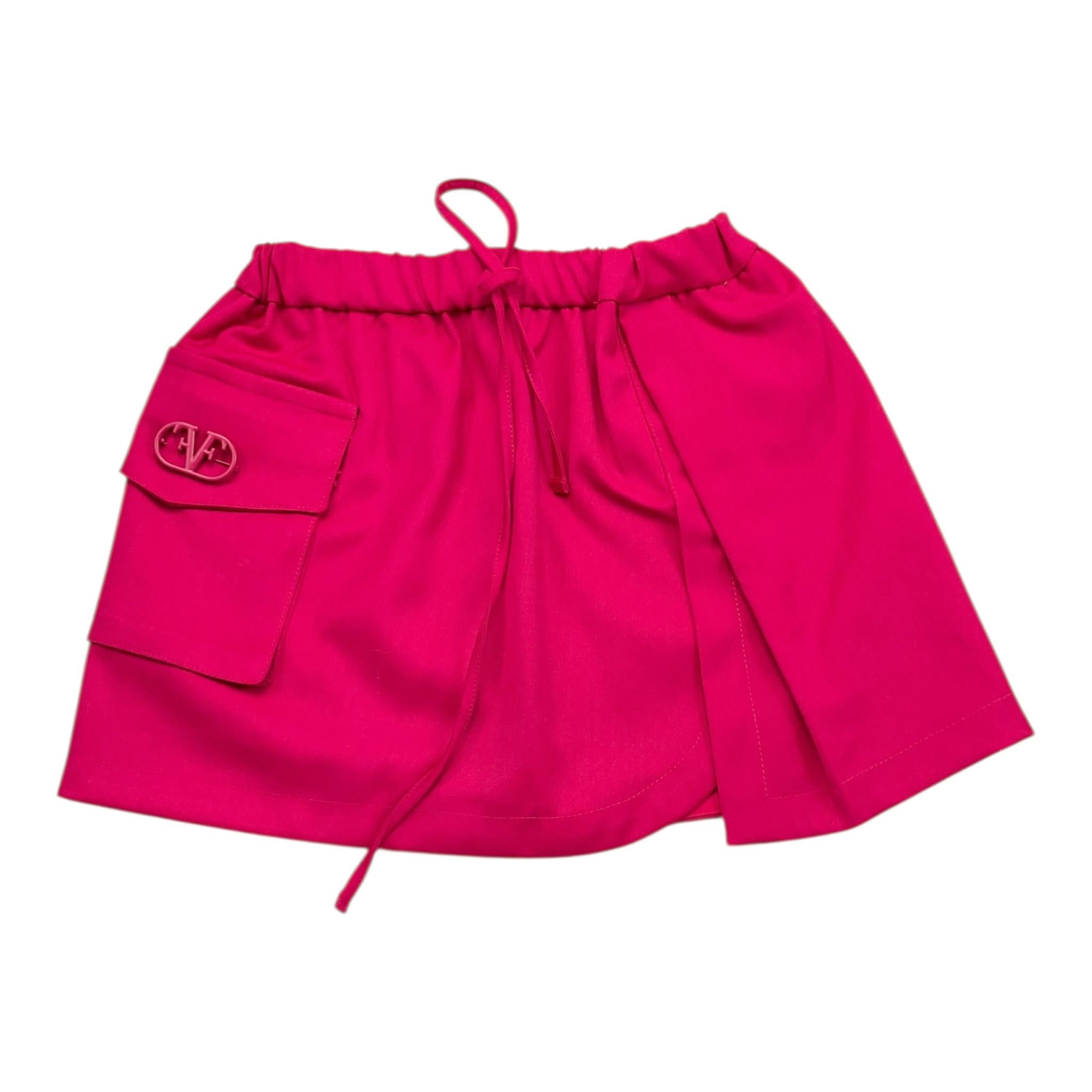 FUN & FUN gonna tinta unita con logo Fuxia per Neonata FBSK00170N FUXIA FUN & FUN 