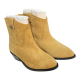 Chiara Ferragni Camperos Boots Model Solid Color With Camel Logo For Girls