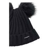 LIU JO cappello tinta unita con pon pon Nero per Bambina KF0078 NERO LIU JO 