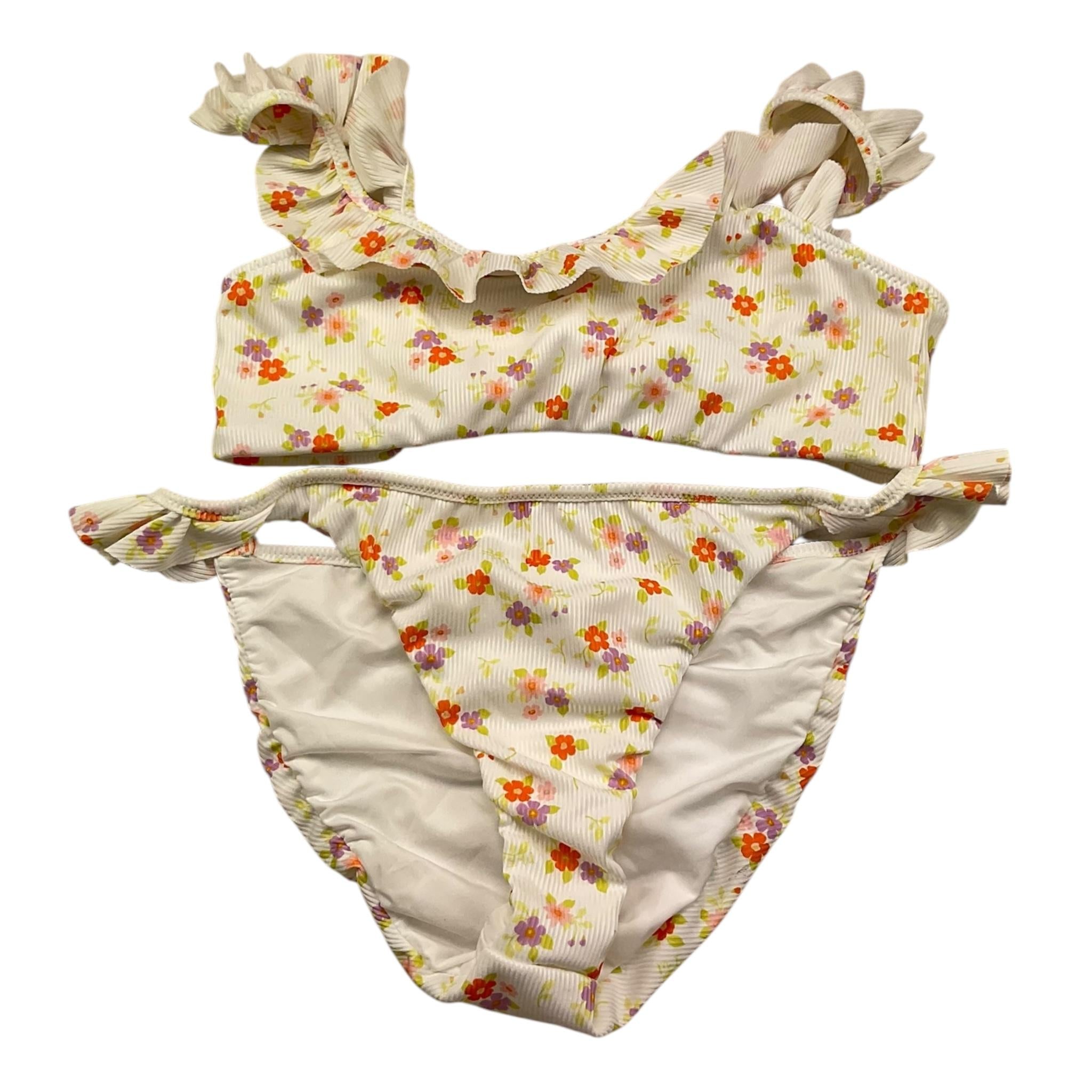 Mefui Costume Tinta Unita Stampa Fantasia Floreale per Bambino MJ250200X08 BIANCO MEFUI 