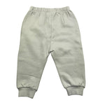 YATSI BABY completo 3pz felpa-shirt-pantalone tinta unita con elastico in vita Verde per Neonato 24433550 VERDE YATSI BABY 