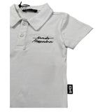 Daniele Alessandrini Polo Mezza Manica Tinta Unita con Logo per Neonato 1296MP00209 BIANCO DANIELE ALESSANDRINI 
