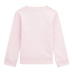 GUESS felpa chiusa girocollo tinta unita con logo Rosa per Neonata K4YQ10KA6R3XX ROSA GUESS 