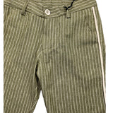 Emanuel Pris Bermuda Solid Color With Green Striped Pattern For Boys